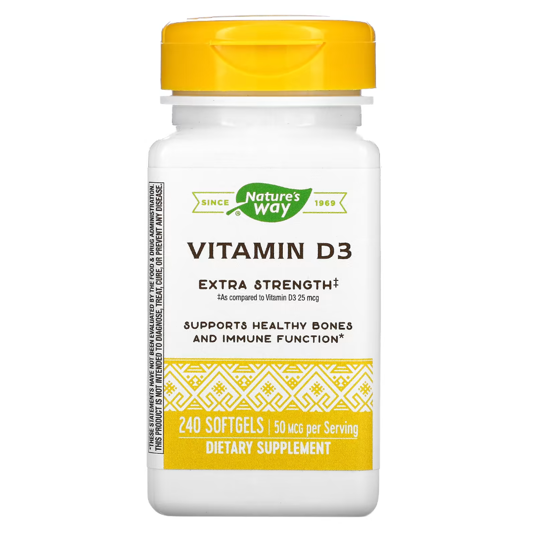 <b>네이쳐스웨이 비타민 D3</b> 50MCG 240 소프트젤