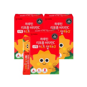 하루틴 리포좀 맛있는 비타민C 스틱 키즈 알파 30포, 3개