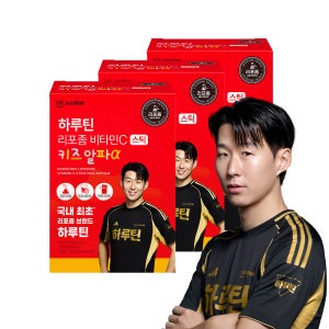 [손흥민 PICK] 하루틴 어린이 리포좀비타민c 스틱 키즈 30포, 3개