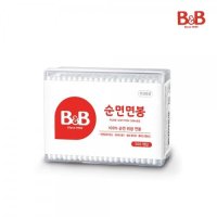 B&B 순면면봉 사각 종이대 (200P) (N2)