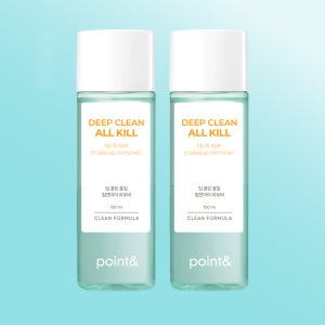 포인트앤 딥클린 올킬 립앤아이 저자극 마스카라 리무버 150ml, 2개