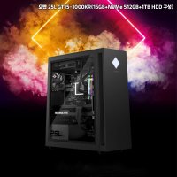 OMEN 25L GT15-1000KR i7-13700F RTX4070Ti 수냉쿨러 WIN11 홈 (1TB HDD 추가)