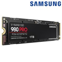 삼성전자 삼성 980 Pro NVMe M.2 SSD PCle 4.0 1TB 노트북 데스크탑 하드디스크 1테라