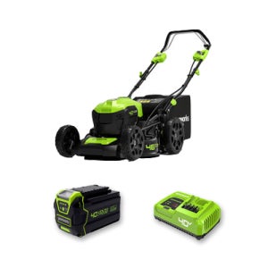 그린웍스 40V 충전 잔디깍기 (자동) 5Ah 세트 제초기 잔디관리