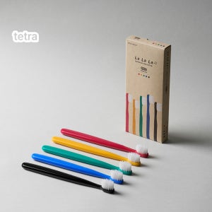 [키즈 랄랄라 테트라(5개입)] 어린이용 유아용 초등학생용 헤드 작은 부드러운 초미세 탄력모 어금니 치석제거 잇몸관리 치과칫솔 초극세모 큰헤드 작은헤드 씽크네이처