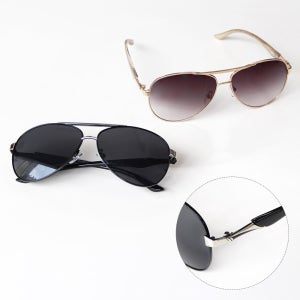 패션 보잉 선글라스 남자 여자 자외선차단 항공 파일럿 그라데이션 럭스