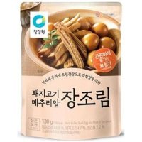 청정원 간편식 간편반찬 돼지고기 메추리알 장조림 130g