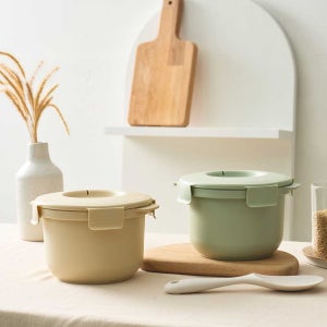 칼로볼 저당밥솥 저당질 다이어트 당뇨 전자레인지용 캠핑밥솥 자취생 밥통