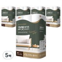 코멧 화이트 천연펄프 3겹 25m 30롤 5팩 one option