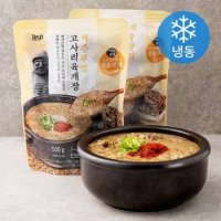 진지 제주부엌 고사리육개장 12인분 (냉동) 500g 2봉 one option