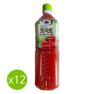 웅진 가야농장 정성담은 토마토 1L 12개