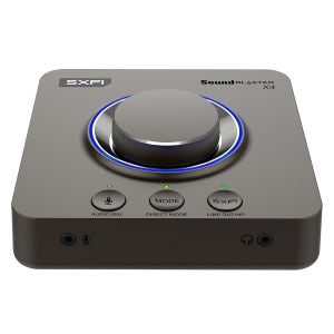 크리에이티브 사운드 블라스터 X4 외장형 사운드카드 MAC PS5 스위치 지원