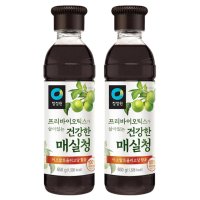 청정원 프로바이오틱스 건강한 매실청 650g 2개