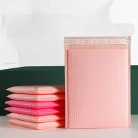 핑크색 안전봉투 에어캡 비닐 뽁뽁이 택배봉투