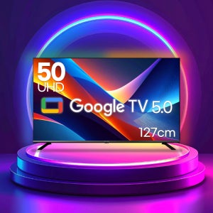 루컴즈 26년형 UHD 스마트TV 127cm(50인치), 구글5.0 T5005KUG, 스탠드직배송(자가설치)
