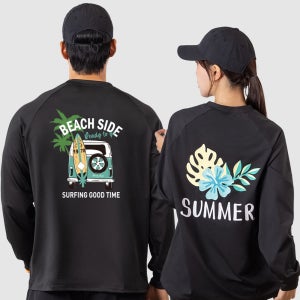 남성 여성 루즈핏 래쉬가드 긴팔 상의 빅사이즈 비치웨어 수영복