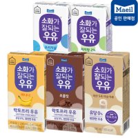 매일유업 소화가 잘되는 우유 190ml 24팩 바나나 락토프리 멸균