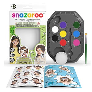 영국 스나자루 페이스 페인팅 레인보우 키트 8색 어린이 행사 할로윈 분장 잘지워지는 수성