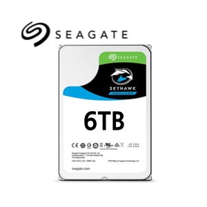 씨게이트 SkyHawk 정품 6TB SATA3 3.5인치 HDD 하드디스크 저장장치