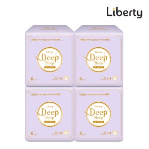리버티 딥슬립 입는오버나이트 중형 6P 4팩