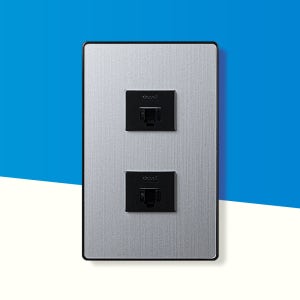 스위치 콘센트 매입 매립 디에스이엘씨 동서 D4 실버 통신 8P+8P