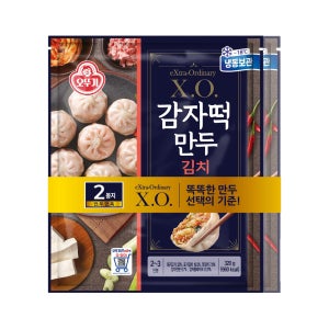 오뚜기 X.O. 감자떡만두 김치 320g 2개