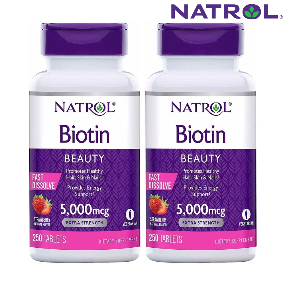 나트롤 <b>비오틴 뷰티 5000 mcg</b> 250 정 2개 Biotin