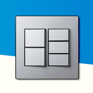 디에스이엘씨 콘센트 매입 매립 동서 D4 실버 중 5구 스위치