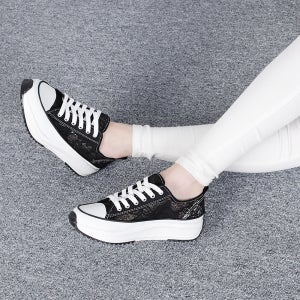 국산 시스루 레이스 통굽 여름 스니커즈 운동화