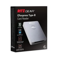 Ritz Camera Gear CFpress B형 카드 리더 USB 3.1 Gen 2 10Gbps C Express 휴대용 알루미늄 메모리 어댑터 썬더볼트 3 호환 Android/