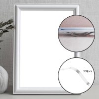 100 조각 알루미늄 합금 그림 프레임 봄 클립 Photoframes 하드웨어 패스너 공예 도구