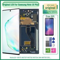 스크린 수리 노트 10 LCD 포함 N975F 100 프레임 어셈블리 갤럭시 디스플레이