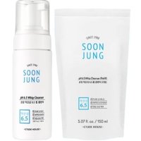 에뛰드 순정 약산성 6.5 휩 클렌저 150ml + 150ml(리필)