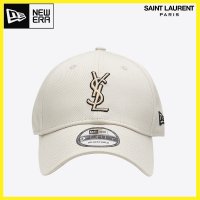 [YSL] 캔버스 소재 NEW ERA YSL 모노그램 Cap 모자