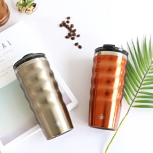 위생만점 450ml 304 스텐레스 보온 보냉 물병 휴대용 개인 스텐 텀블러 물통 나들이 운동 차량용 안전한 뚜껑 텀블러