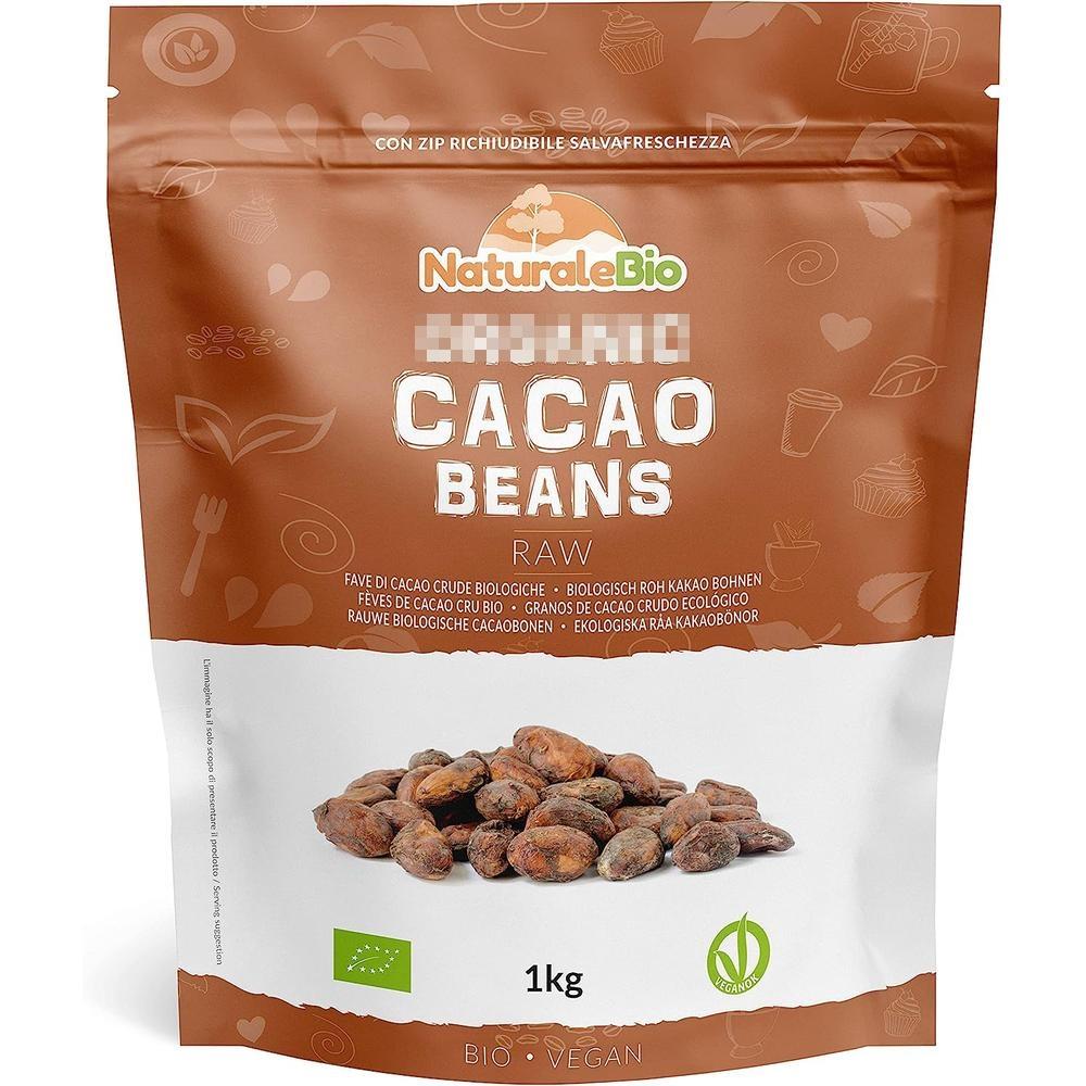 영국 나투랄레바이오 Naturalebio <b>Raw</b> Cacao Beans 1 생 <b>카카오</b> 홀빈 1kg