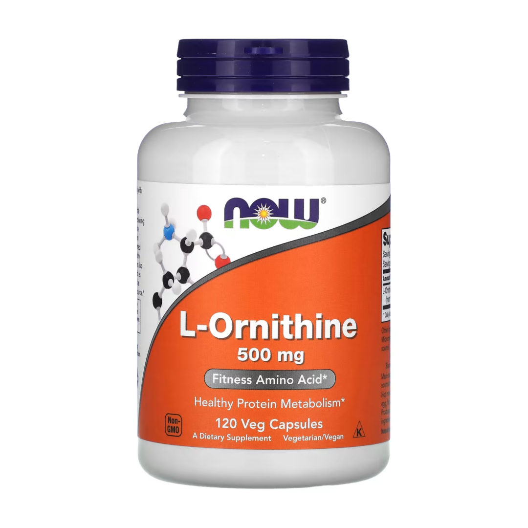 나우푸드 L <b>오르니틴</b> Ornithine 염산염 아미노산 500mg 120베지캡슐