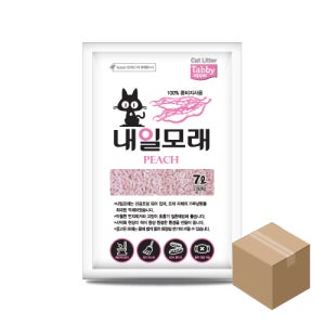 내일 두부모래 가는입자 복숭아, 7L, 6개