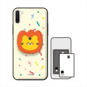 갤럭시노트10 톡케이스 수납 하드 귀여운 동물 꽃