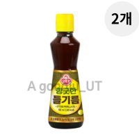 오뚜기 향긋한 들기름 저온 냉압착 고소한 160ml 2개