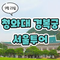 청와대투어 경복궁 인사동 서울여행 당일치기