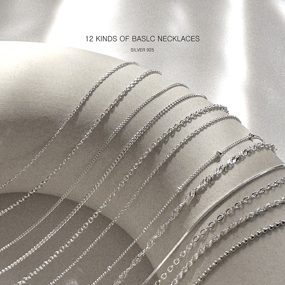 은목걸이 실버925 실버목걸이 레이어드12종
