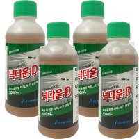 파리,모기살충제 넉다운d 500ml 4통