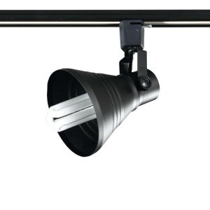 더쎈 레일조명 각도조절 직부 나팔레일 스포트 조명 E26 (블랙)