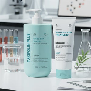 [탁시폴린 샴푸&트리트먼트 세트] 식물성폴리페놀 진달래를 담은 비건 탈모케어