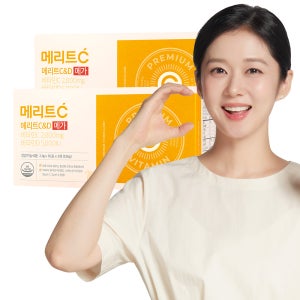 [휴온스N] 메리트C&D 메가 고함량 비타민C 비타민D 4개월분, 60포 2박스