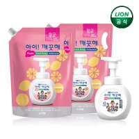 아이깨끗해 대용량 핸드워시 1.8L 리필x2개+250ml 공용기