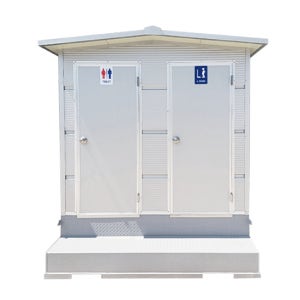 포세식 화장실 2칸 이동식 야외화장실 수세식 제작 렌탈