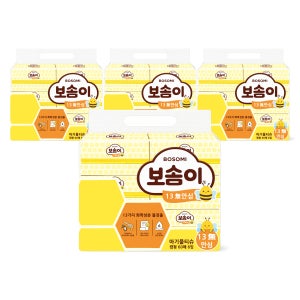 깨끗한나라 보솜이 13무 안심 60매x6입 x 4팩 (총24개) 캡형 물티슈