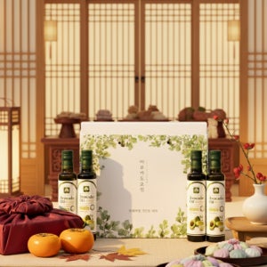 행복팩토리 아보카도오일 엑스트라버진 250ml x 4병 선물세트